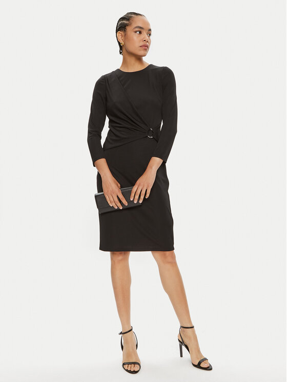 LAUREN RALPH LAUREN Lauren Ralph Lauren Haljina za svaki dan 250898916001 Crna Slim Fit