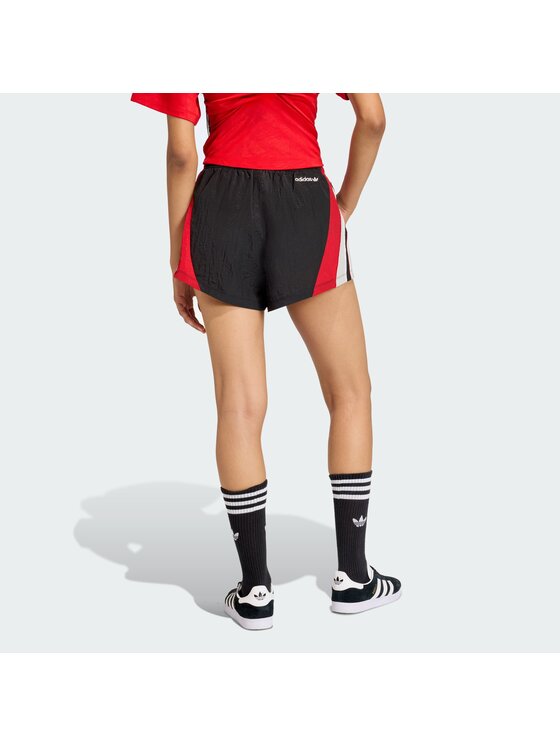 adidas adidas Szorty materiałowe 159070 Czarny Loose Fit