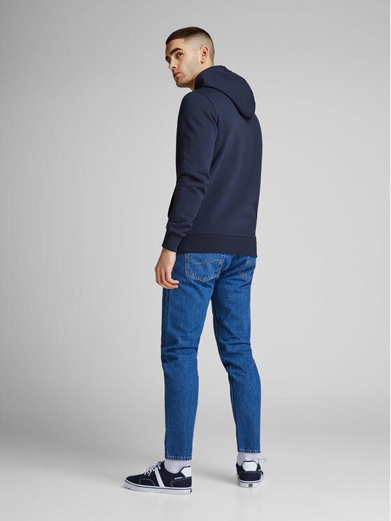 Jack&Jones Jack&Jones Majica dugih rukava Corp Old Logo 12137054 Tamnoplava Regular Fit