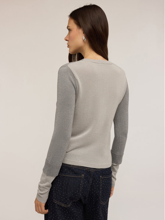 Motivi Motivi Cardigan M371W003454N0V3 Grigio Regular Fit