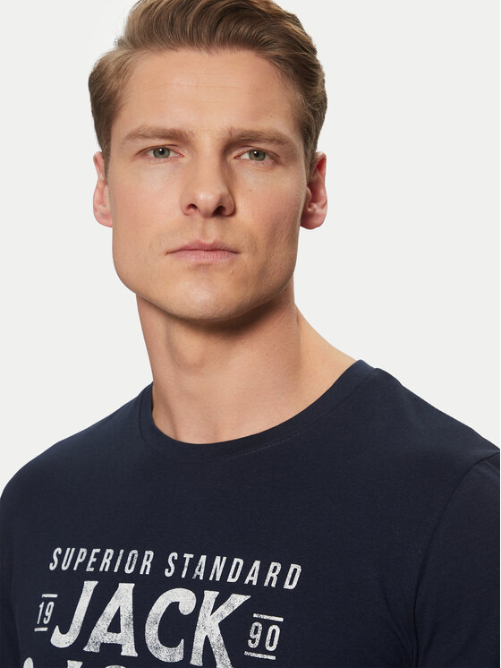 Jack&Jones Jack&Jones Sada 5-triček Simon 12276424 Barevná Standard Fit