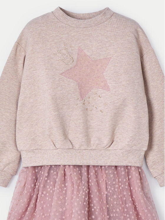 Mayoral Mayoral Set Sweatshirt und Rock 4937 Braun Regular Fit