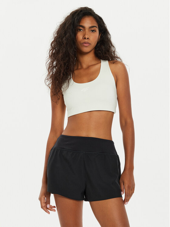 4F Reggiseno sportivo 4FWAW24USBAF140 Écru, taglia : S