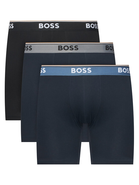 BOSS BOSS Boxershorts-Set BoxerBrLong 3P Power 50538142 Schwarz