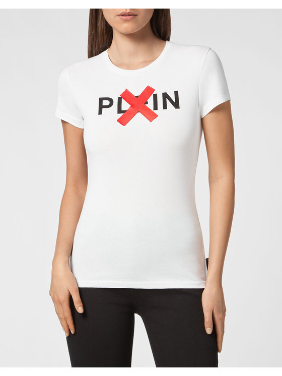 PHILIPP PLEIN PHILIPP PLEIN T-shirt 2057 Bianco Regular Fit