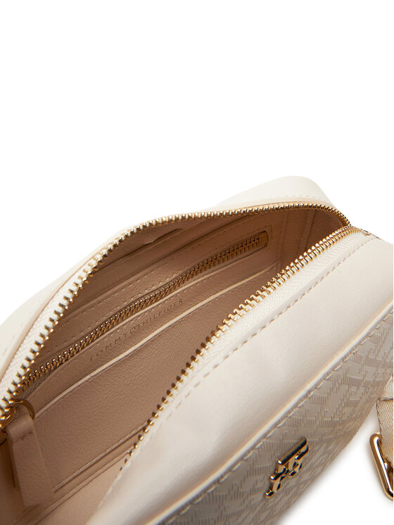 Tommy Hilfiger Tommy Hilfiger Дамска чанта Th Distinct Camera Bag Mono AW0AW17221 Бежов