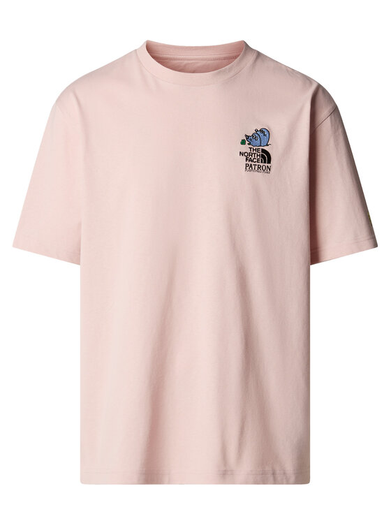 The North Face The North Face T-shirt Unisex Mountain Cleanup NF0A8C4D Ružičasta Oversize