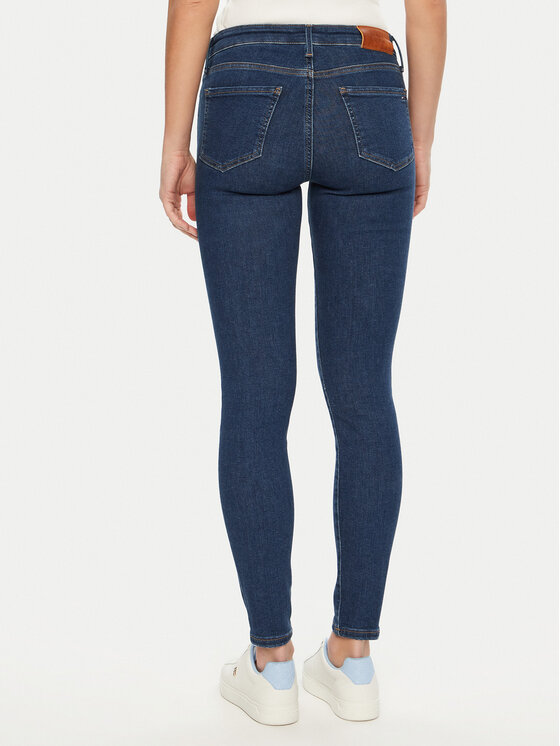 Tommy Hilfiger Tommy Hilfiger Jeansy Como WW0WW43727 Granatowy Skinny Fit