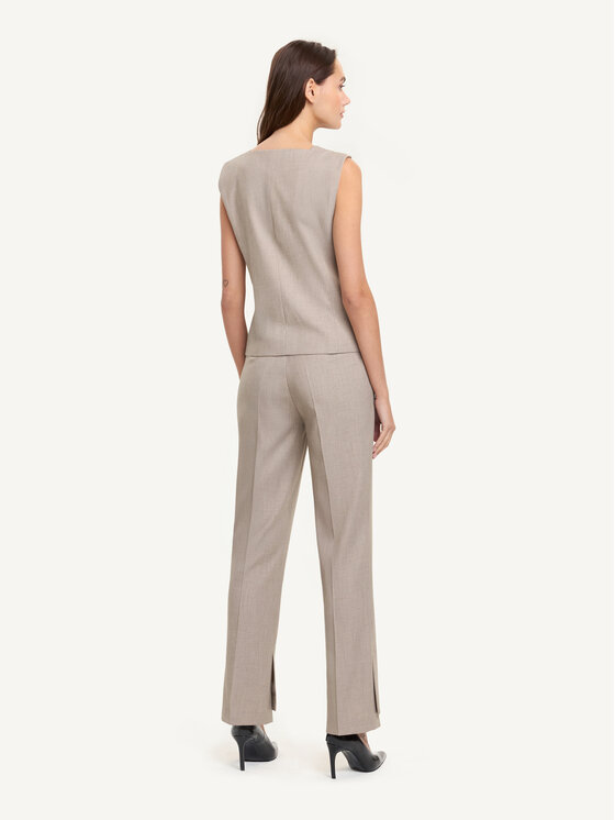 KMX KMX Kamizelka 192680001 Beżowy Fitted Fit