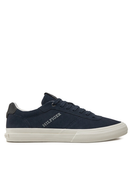 Tommy Hilfiger Superge Th Hi Vulc Low Street Suede FM0FM05112 Mornarsko Modra