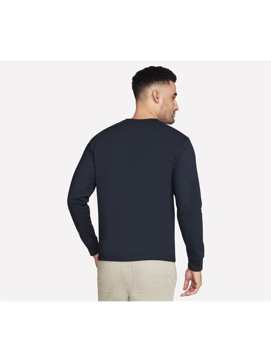 Skechers Skechers Longsleeve LT103-BLK Czarny Regular Fit
