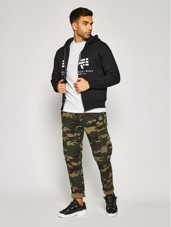 Alpha Industries Alpha Industries Mikina Basic 178325 Černá Regular Fit