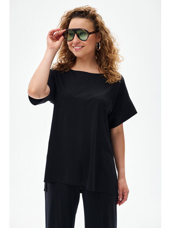 blue shadow blue shadow Tunika Elira Czarny Regular Fit