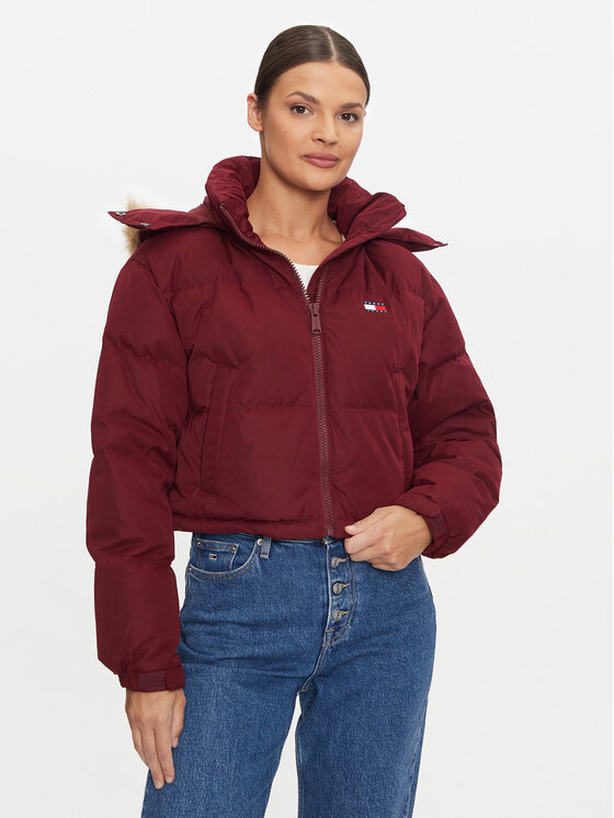 Tommy Jeans Tommy Jeans Пухено яке Alaska DW0DW19687 Виолетов Regular Fit