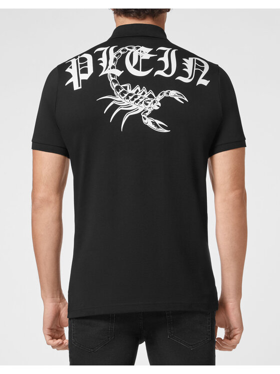 PHILIPP PLEIN PHILIPP PLEIN Polo 1541 Czarny Slim Fit
