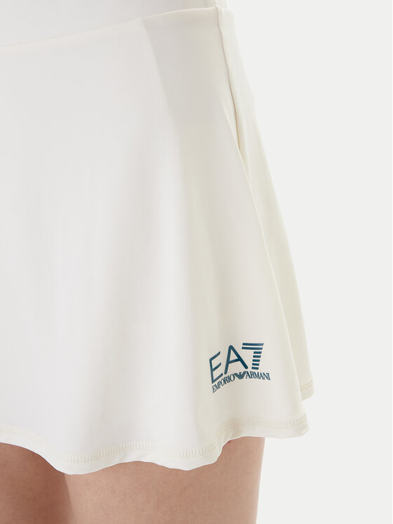 EA7 Emporio Armani EA7 Emporio Armani Gonna da tennis 7W000892 AF14524 U1060 Écru Regular Fit