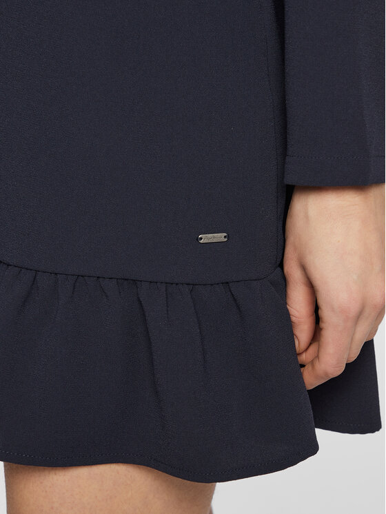 Pepe Jeans Pepe Jeans Φόρεμα κοκτέιλ Dorothy PL953123 Σκούρο μπλε Regular Fit