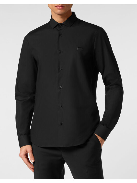 PHILIPP PLEIN PHILIPP PLEIN Košile 14869 Černá Fitted Fit