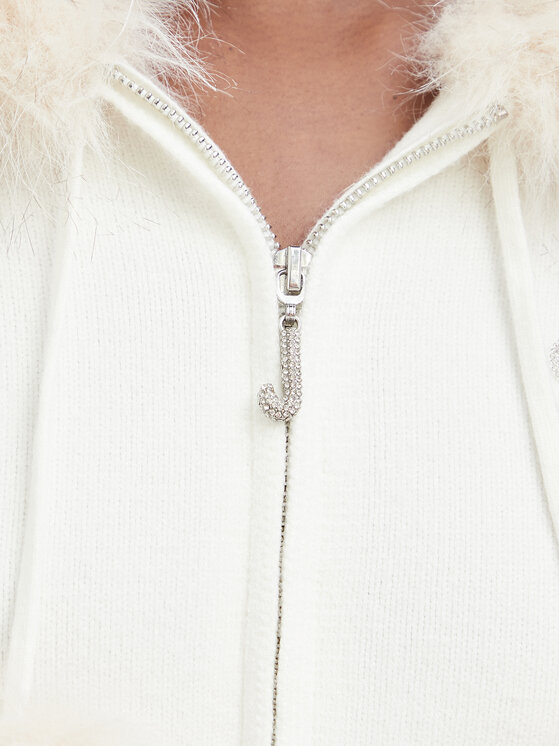 Juicy Couture Juicy Couture Cardigan JCWAS226309 Crema Regular Fit