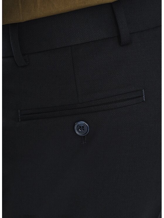 Pako Lorente Pako Lorente Spodnie garniturowe P24WF-6G-016 Granatowy Super Slim Fit