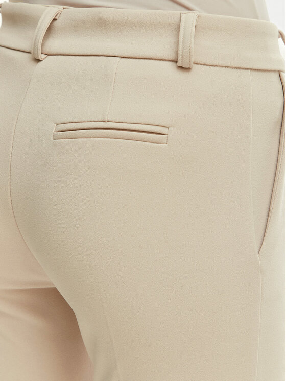 Rinascimento Rinascimento Штани з тканини CFC0127865003 Бежевий Slim Fit
