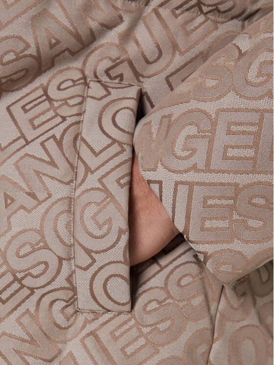 Guess Guess Μπουφάν χειμωνιάτικο M5BL2D W2752 Μπεζ Regular Fit