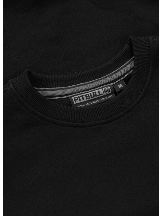 PITBULL PITBULL Bluza BJJ FIGHT DVSN Czarny Regular Fit
