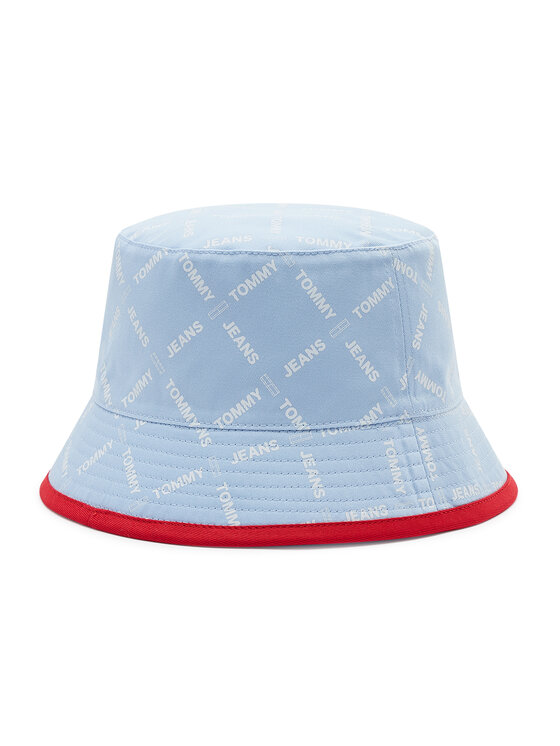 Pălărie Tommy Jeans Tjw Item Reversible Bucket Hat AW0AW11856 Albastru