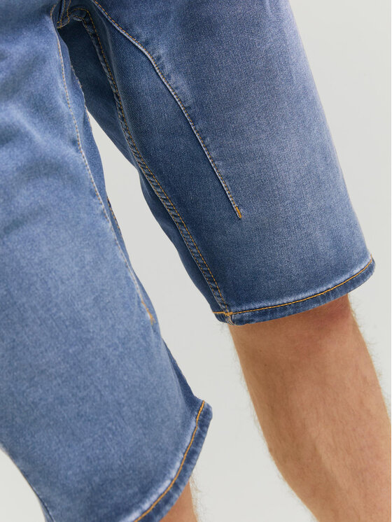 Jack&Jones Jack&Jones Džínsové šortky Cale 12223993 Tmavomodrá Regular Fit