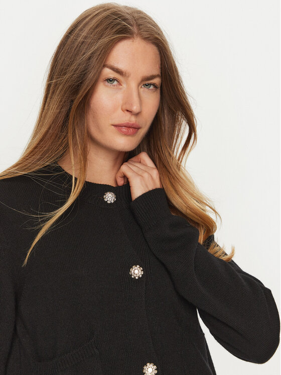 ViCOLO ViCOLO Strickjacke 77100S Schwarz Regular Fit