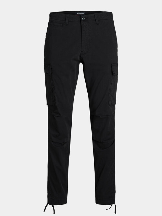 Jack & Jones Jack & Jones Spodnie materiałowe Ace 12216664 Czarny Carrot Fit
