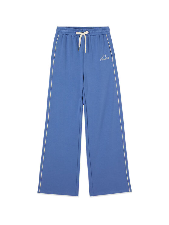 Oltre Oltre Spodnie materiałowe P810J002517N004 Niebieski Regular Fit