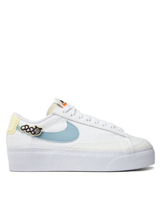 Nike Nike Sneakersy Blazer Low Platform Se DJ6376 100 Bílá