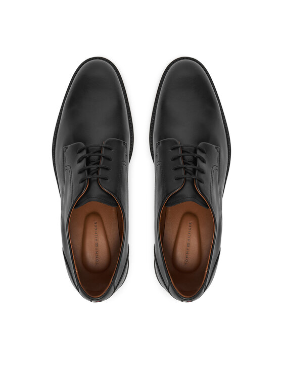 Tommy Hilfiger Tommy Hilfiger Оксфордки Corporate Dressy Lth FM0FM06023 Черен