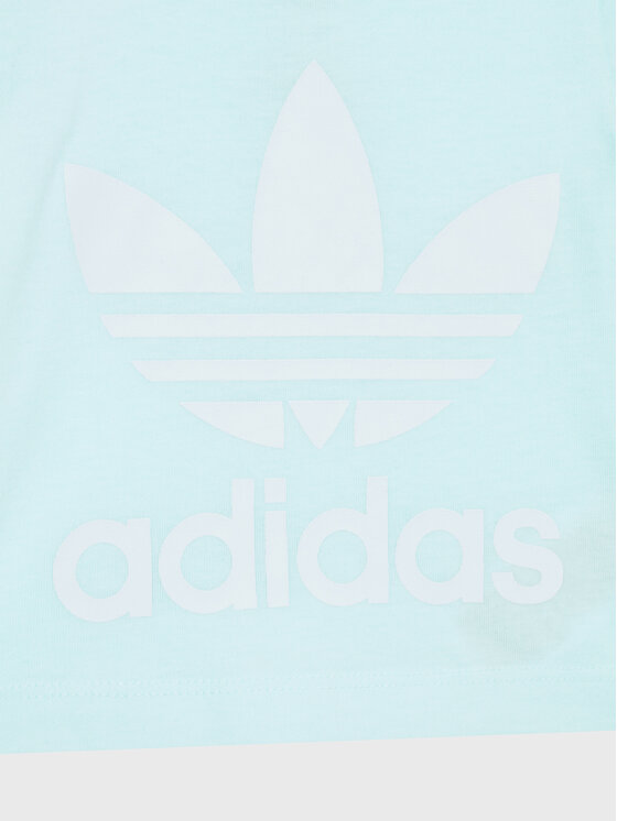 adidas adidas T-Shirt adicolor Trefoil HS8866 Μπλε Regular Fit