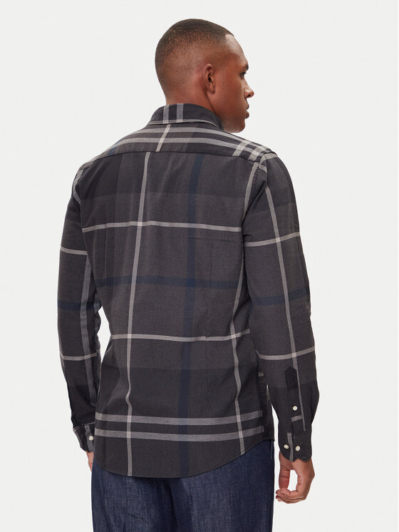 Barbour Barbour Košulja Dunoon MSH4980GY38 Siva Regular Fit