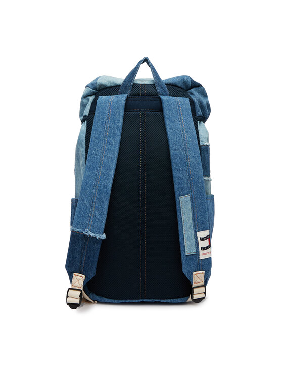 Tommy Jeans Tommy Jeans Batoh Tjm Denim Patchwork Backpack AM0AM14268 Modrá