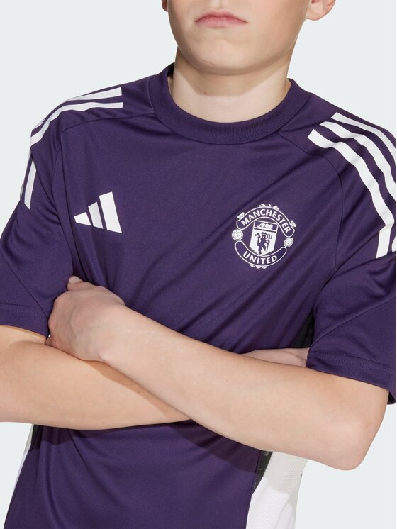 adidas adidas Koszulka techniczna Manchester United Tiro 25 Competition Training Jersey Fioletowy Regular Fit
