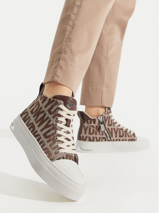 DKNY DKNY Trampki Yaser K1491518 Beżowy