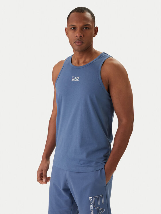 EA7 Emporio Armani Tank top 7M000295 AF10375 Albastru Regular Fit