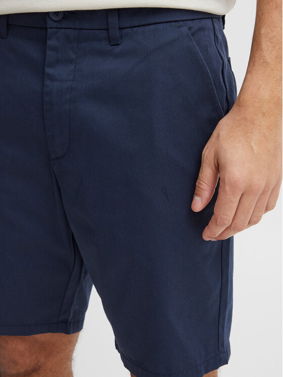 Solid Solid Pantaloncini di tessuto 21107653 Blu Regular Fit