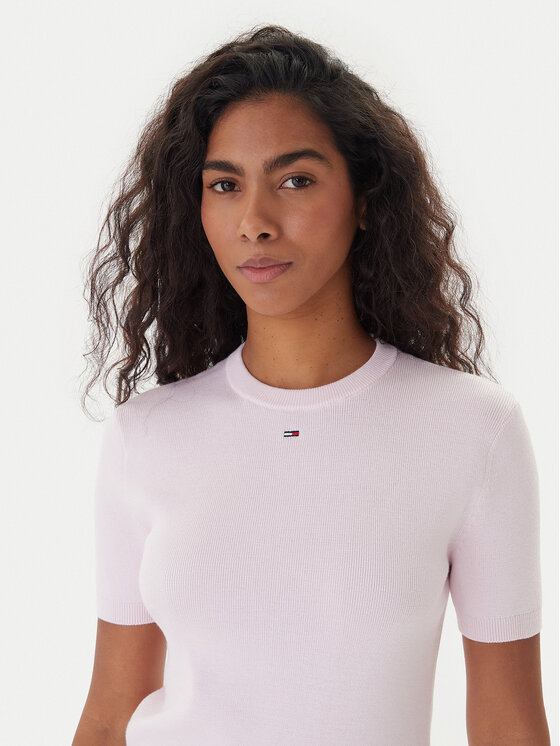 Tommy Jeans Tommy Jeans Pullover Essential DW0DW19336 Rosa Regular Fit