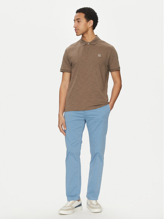 BOSS BOSS Polo 50536728 Beżowy Regular Fit