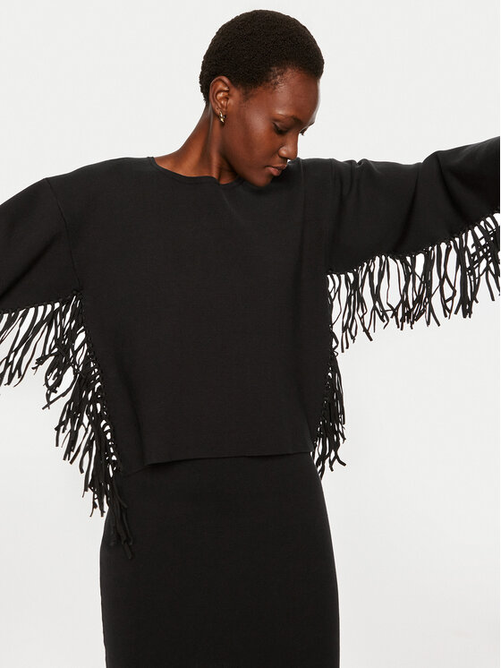 Munthe Munthe Pulover Tagillu 243161524376 Negru Regular Fit