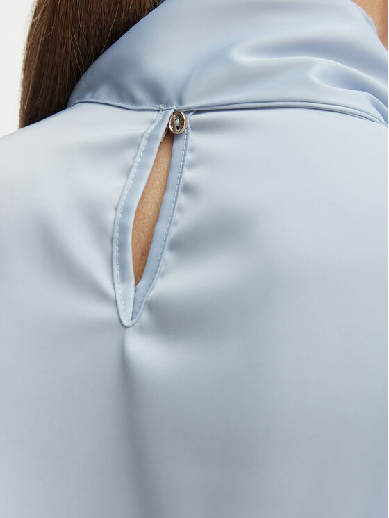 Rinascimento Rinascimento Bluzka CFC0127771003 Błękitny Regular Fit