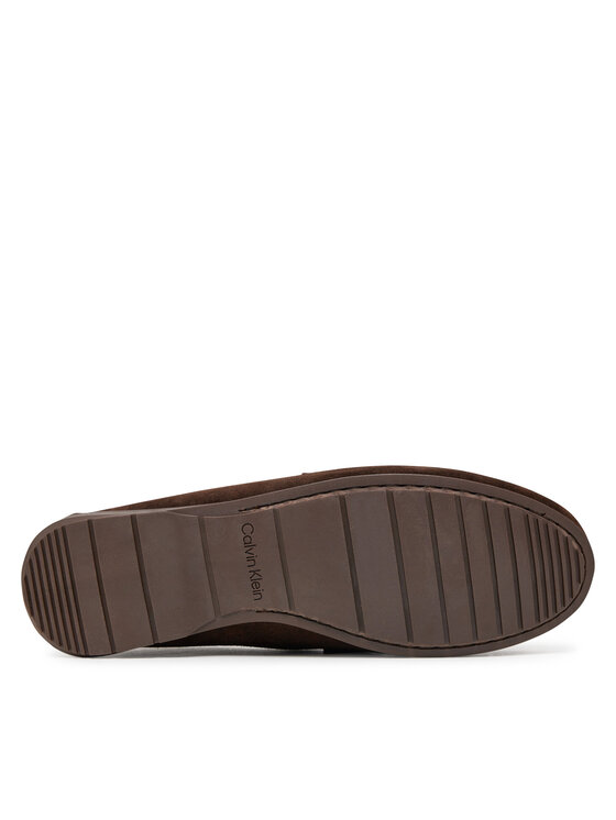 Calvin Klein Calvin Klein Mokasyny Driver W/ Ny Bit Sue HM0HM01759 Brązowy