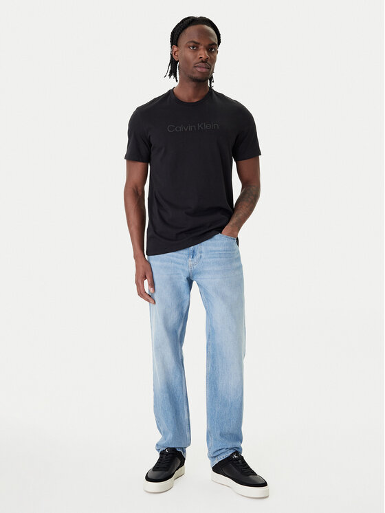 Calvin Klein Calvin Klein Tričko LV04LF810G Čierna Regular Fit