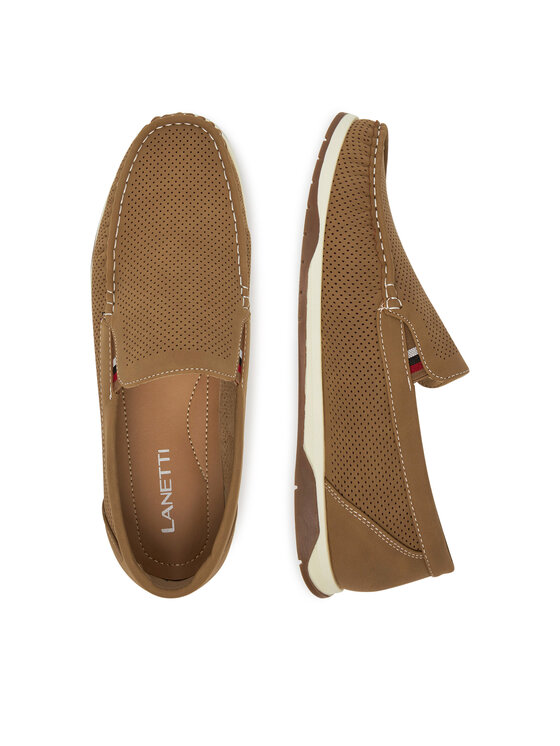 Lanetti Lanetti Mokassins MSS20515-02 Beige