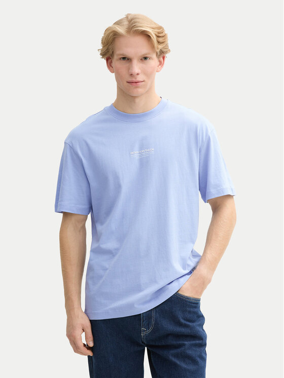 Tom Tailor Denim Tom Tailor Denim T-shirt 1045021 Svijetloplava Relaxed Fit