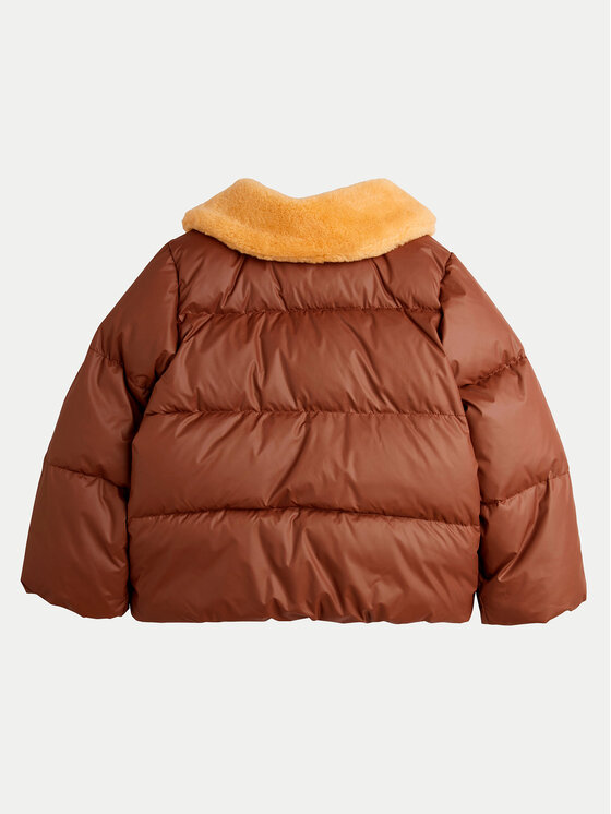 MINI RODINI Mini Rodini Pūkinė striukė 2471013316 Ruda Regular Fit